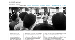 Desktop Screenshot of ahmadfahmy.com