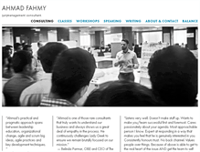 Tablet Screenshot of ahmadfahmy.com